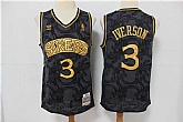 76ers 3 Allen Iverson Black Hardwood Classics Jersey,baseball caps,new era cap wholesale,wholesale hats